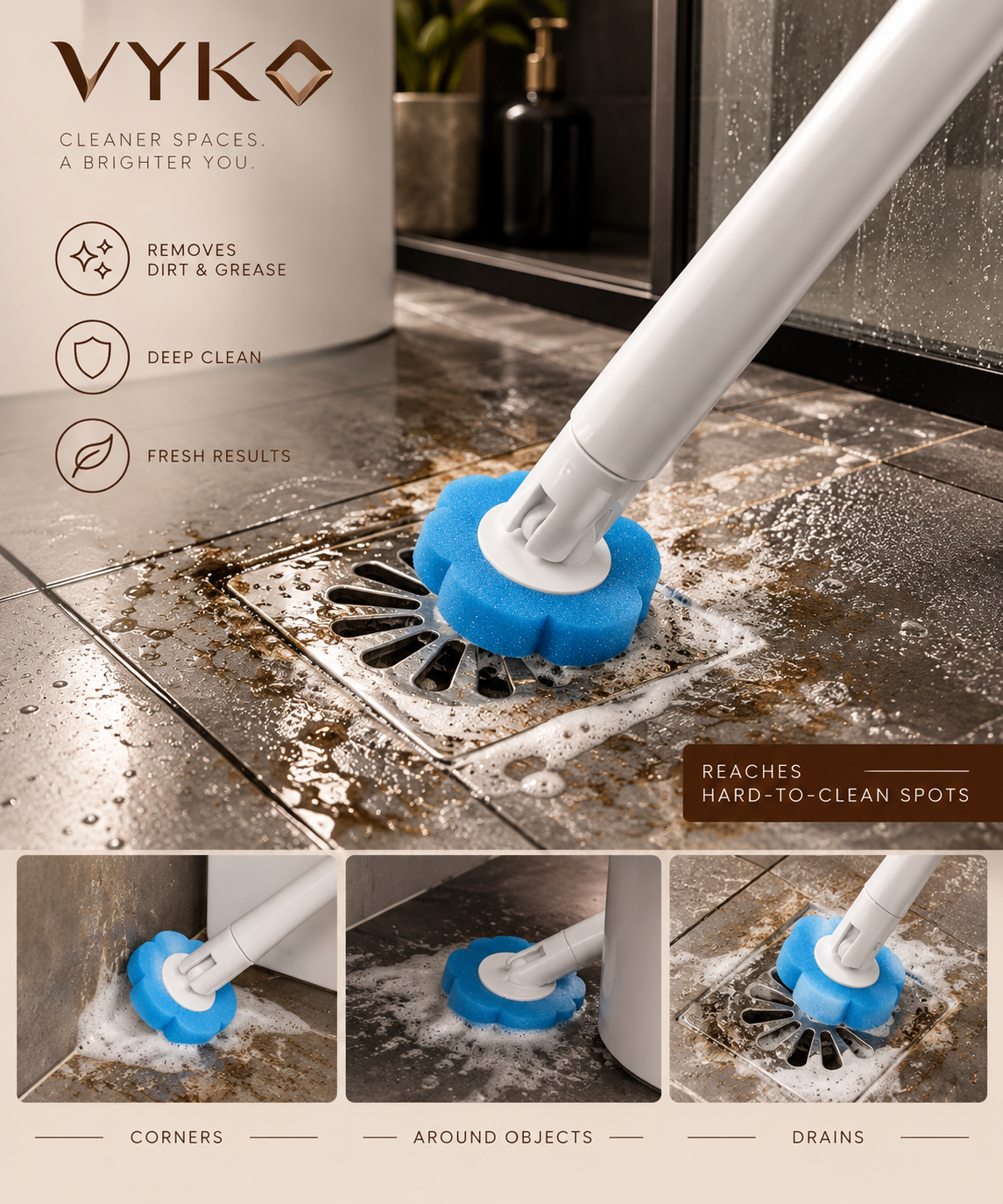 EasyClean Toilet Brush